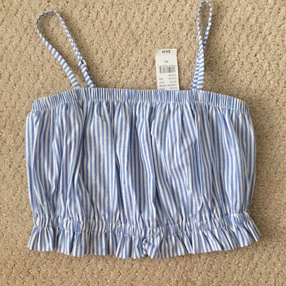 Striped crop top